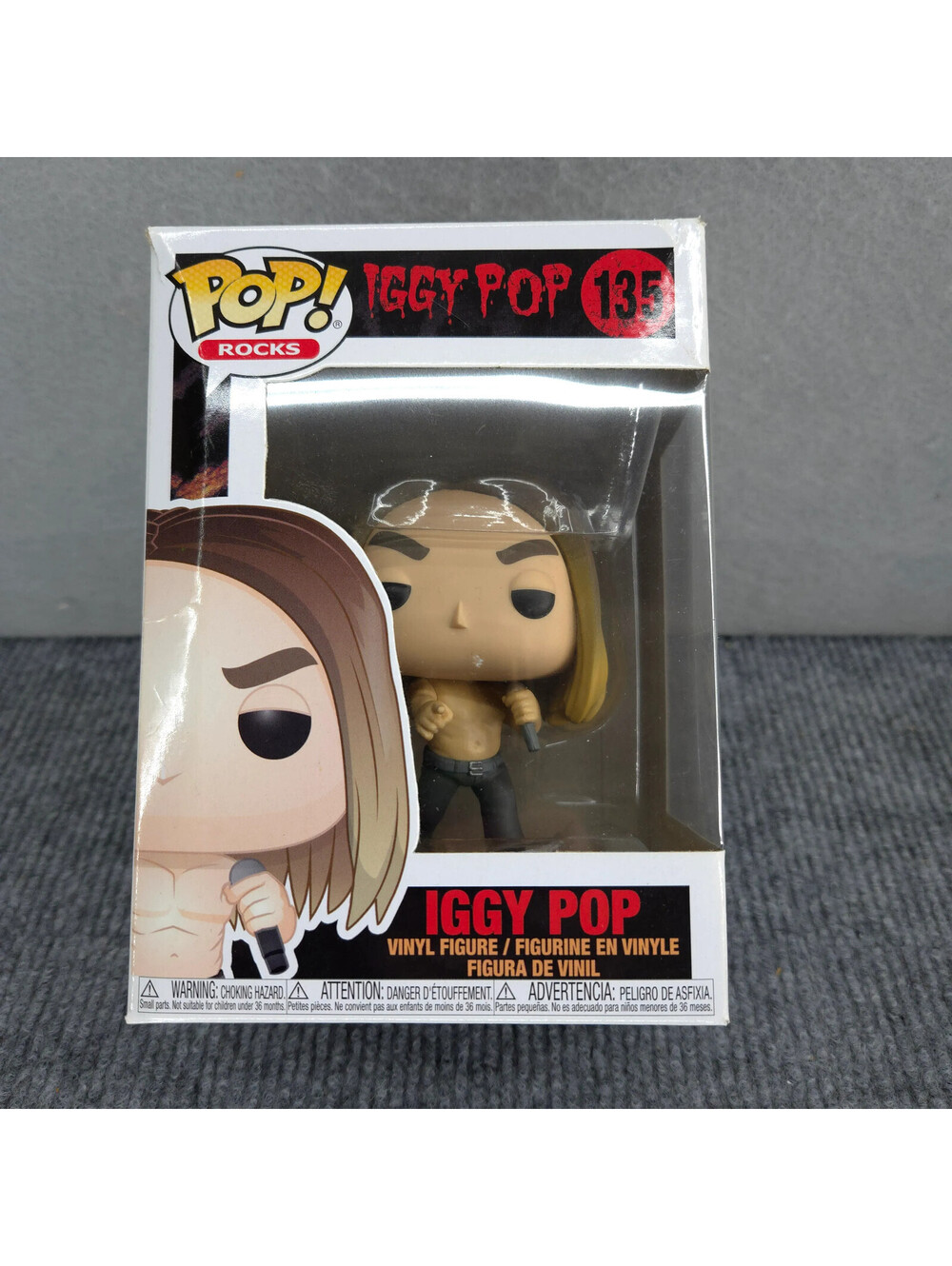 Funko Pop Rocks Iggy Pop #135 Vinyl Figure